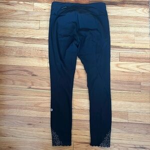 LULULEMON tight stuff reflective scalloped hem size 6